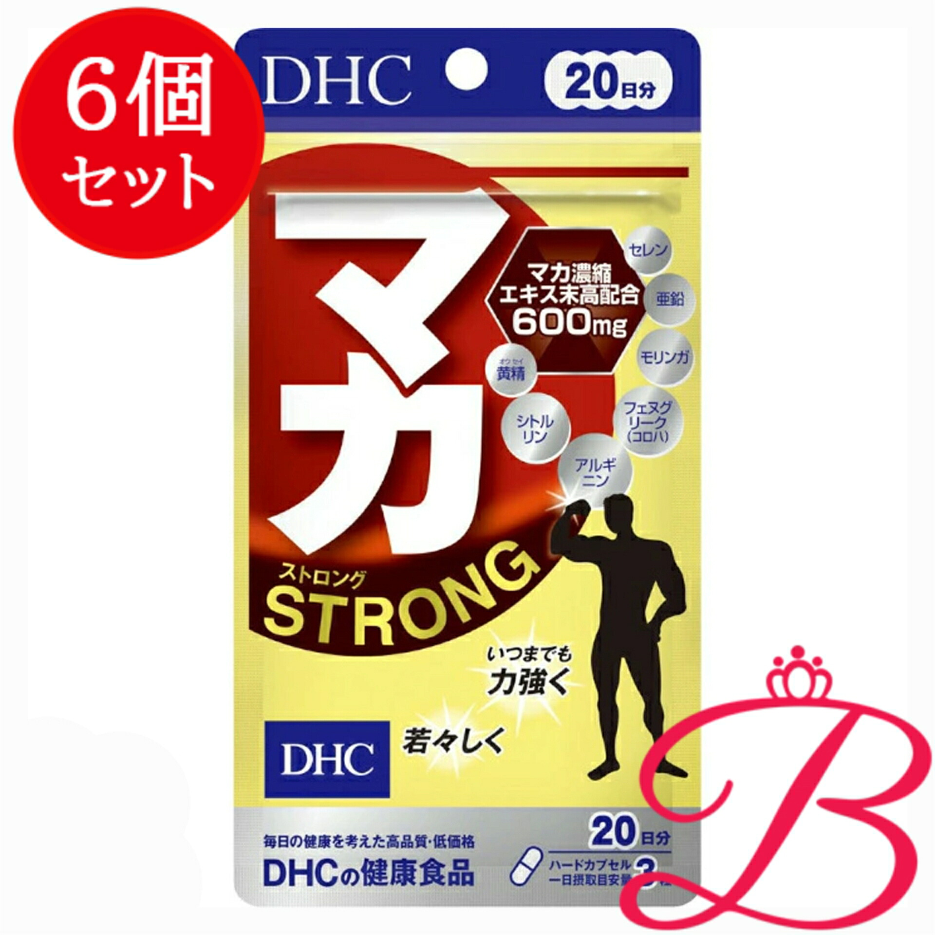 【×6個】DHC マカ 同盟罷業ロング 60粒 (20日分)