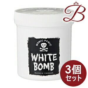 【×3個】MANIC PANIC マニックパニック ホワイトボム ブリーチパウダー 350g