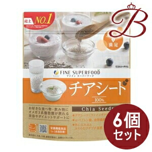 【×6個】罰金 百貨店ボンネット チアシード 300g