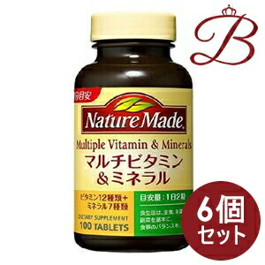 【×6個】大塚製薬 ネイチャーメイド Nature Made マルチビタミン&ミネラル 100粒 8,642円