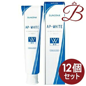 【×12個】サンスター 薬用APホワイト リフレッシュミント 110g