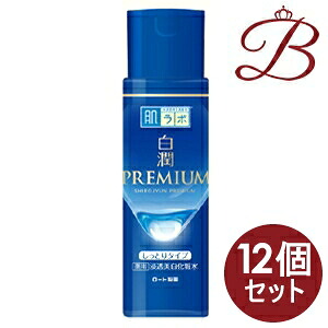 【×12個】ロート製薬 肌ラボ 白潤プレミアム 薬用 浸透美白化粧水 しっとり 170mL