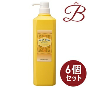 【×6個】パール化研 シルキーハーブ コンディショナー 1000mL 美容・コスメ・香水-ヘアケア・スタイリング