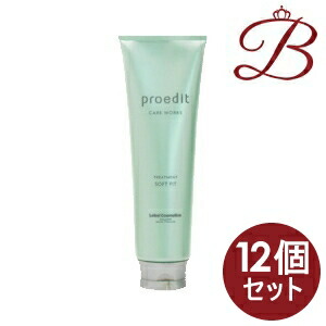 【×12個】ルベル プロエディット ケアワークス ヘアトリートメント ソフトフィット 250mL