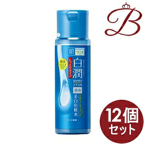 【×12個】ロート製薬 肌ラボ 白潤 (シロジュン) 薬用美白化粧水しっとりタイプ 170mL