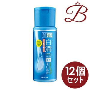 【&times;12個】ロート製薬 肌ラボ 白潤 (シロジュン) 薬用美白乳液 140mL｜bellashop