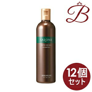 【×12個】サローネ 百貨店赤銅色 シャンプー 330mL