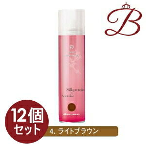 【×12個】イリヤ 彩 酸性ヘアカラースプレー (ライトブラウン) 120g