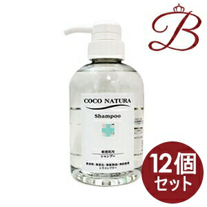 【×12個】菊星 COCO NATURA (ココナチュラ) シャンプー 400mL