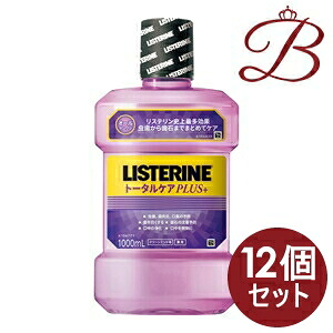【×12個】薬用リステリン トータルケアプラス (液体歯磨) 1000mL|bellashop
