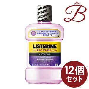 【×12個】薬用リステリン 総締め世話をする無しつけ加える (流動体歯磨) 1000mL
