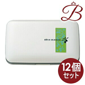 【×12個】日本オリーブ オリーブマノン パウダーファンデーション専用 コンパクトケース|bellashop