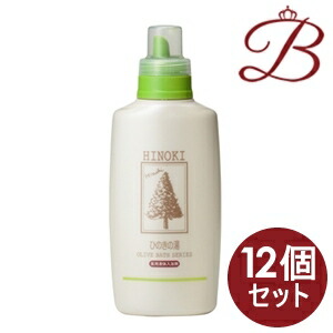 【×12個】日本オリーブ 薬用オリーブの湯 ひのきの芳ばしさ (一風呂剤) 500mL