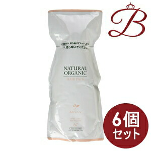 【×6個】アブリーゼ ナチュラルオーガニック ヘアパック AC 600g 詰替え用