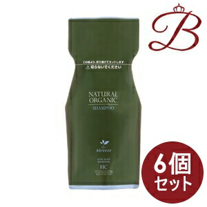 【×6個】アブリーゼ ナチュラルオーガニック シャンプー HC 600mL 詰替え用