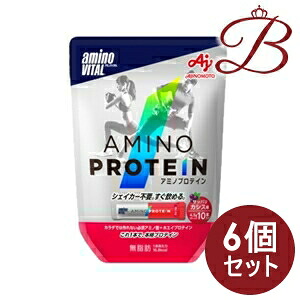 【×6個】味の素 アミノバイタル アミノプロテイン カシス味 10本入