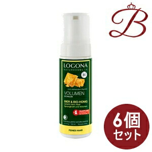 人気提案 その他 150ml ビール はちみつ ボリュームスタイリングフォーム 6個 ロゴナ