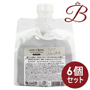 【×6個】フォード エイジケア クレイパック 550g 詰替え用
