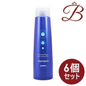 【×6個】コスメック ナチュラルハート ヘアドルフィン シャンプー 365mL|bellashop