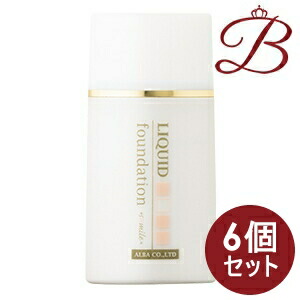 【×6個】アルバコスメティックス SS リキッドファンデーション 相撲取り草 ベージュ 50mL
