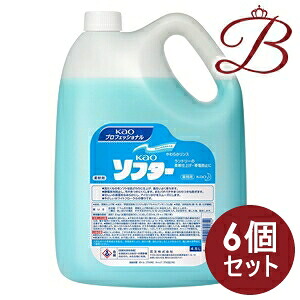 【×6個】花王 ソフター 柔軟剤 業務用 4.5L