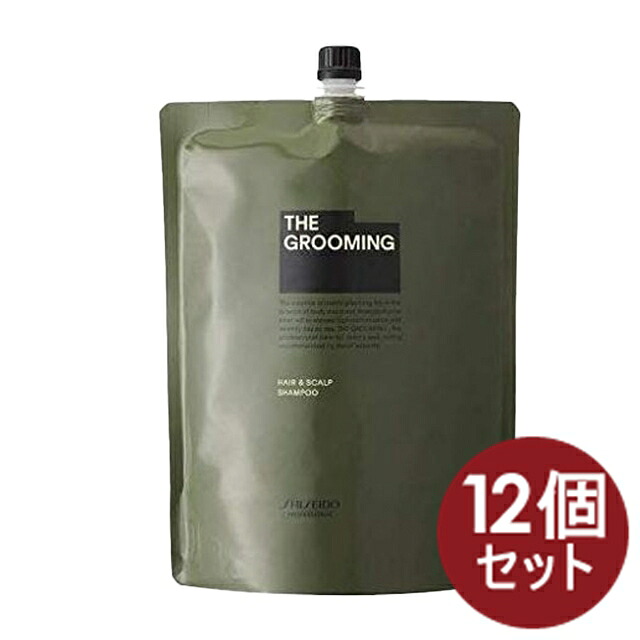 【12個】資生堂 ザ・グルーミング THE GROOMING ヘア&スキャルプ シャンプー 詰め替え HAIR&SCALP メンズ 1800ml