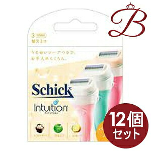 【×12個】シック イントゥイション バラエティパック 替刃 3個入