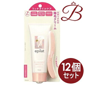 【×12個】クラシエ エピラット 除毛クリーム リッチオイルケア 110g
