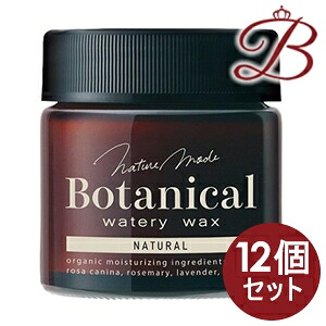 【×12個】柳屋 人となり流行り物 ボタニカル ウォータリーワックス 自然的 N 72g