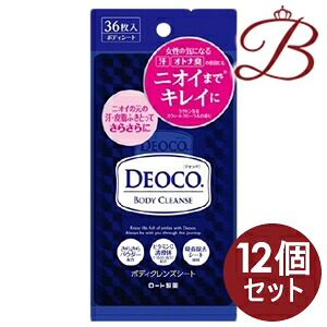 【×12個】デオコ ボディクレンズシート 36枚入