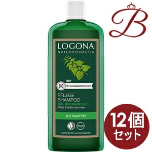 【×12個】ロゴナ エッセンシャル シャンプー ネトル 500ml