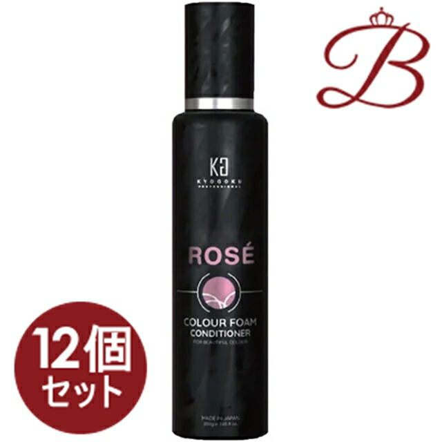 【×12個】KYOGOKU 色つや質問用紙 コンディショナー さくら色 200g