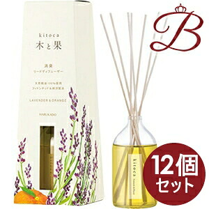 【×12個】木と果 消臭 リードディフューザー ラベンダー＆オレンジ 90ml