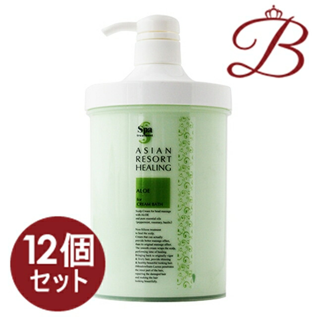 【×12個】スパトリートメント ＳＴ スキャルプクリーム アロエ 1000g