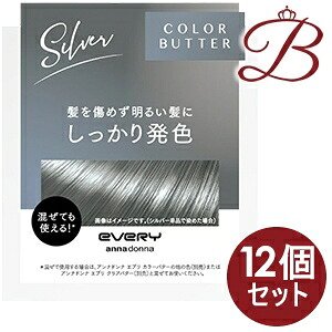 【&times;12個】アンナドンナ エブリ カラーバター シルバー 230g｜bellashop