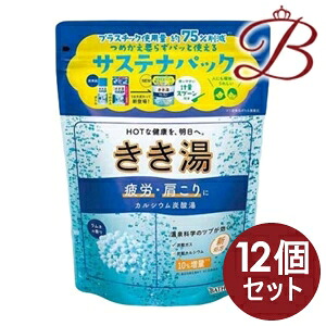 【&times;12個】バスクリン きき湯 カルシウム炭酸湯 360g｜bellashop