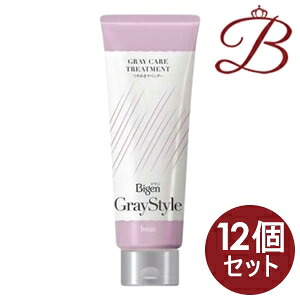 【×12個】ホーユー ビゲン グレイスタイル グレイケアトリートメント つやめきラベンダー 200g|bellashop