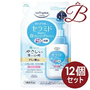 【×12個】コーセー ソフティモ 泡クレンジングウォッシュ セラミド 詰替え 180ml