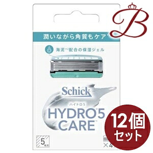 【&times;12個】シック ハイドロ５ ケア 替刃（4個入り）&times;1セット｜bellashop