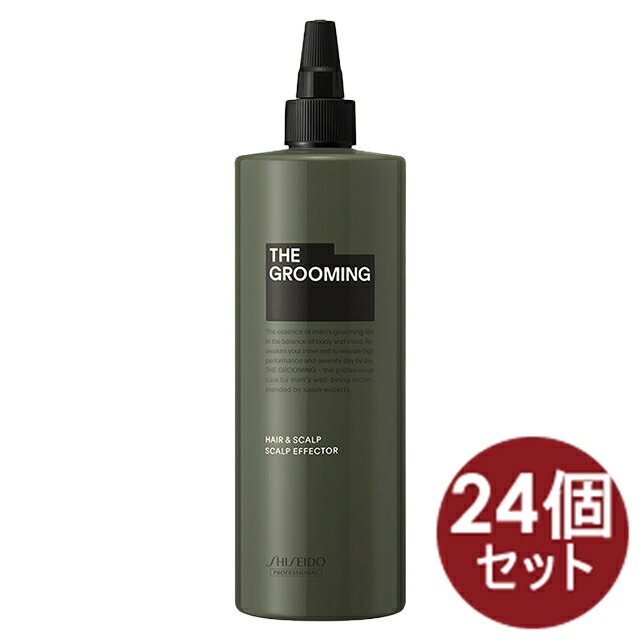 【24個】資生堂 ザ・グルーミング THE GROOMING 髪の毛\u0026スキャルプ スカルプエフェクター 詰め替え HAIR\u0026SCALP 薬用育毛抽出エキス メンズ 480ml