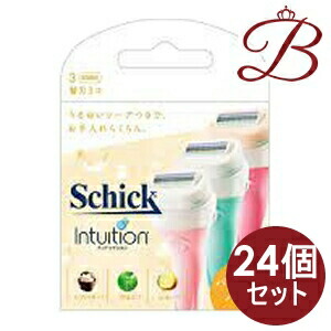 【×24個】シック イントゥイション バラエティパック 替刃 3個入