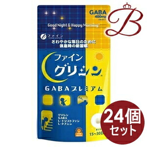 【×24個】ファイン グリシン GABAプレミアム 90粒