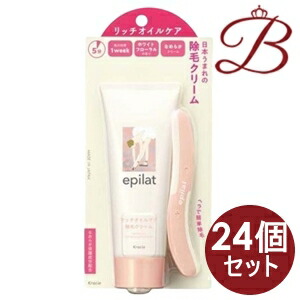【×24個】クラシエ エピラット 除毛クリーム リッチオイルケア 110g
