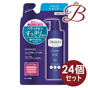 【×24個】デオコ スカルプケア シャンプー つめかえ用 370ml