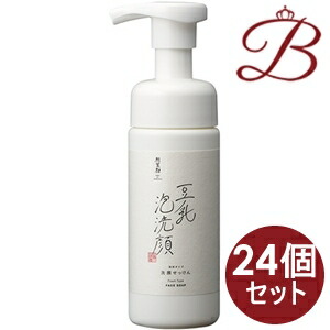 【×24個】豆腐の盛田屋 豆乳泡洗顔 気どらずにやって行く 150mL