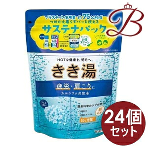 【×24個】バスクリン きき湯 カルシウム炭酸湯 360g