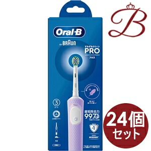 【×24個】ブラウン オーラルB すみずみクリーンPRO ライラックミスト フロス 電動歯ブラシ 本体1本入|bellashop