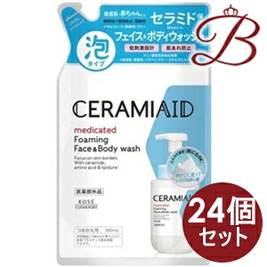【×24個】コーセー セラミエイド 薬用 フェイス&ボディウォッシュ つめかえ380mL