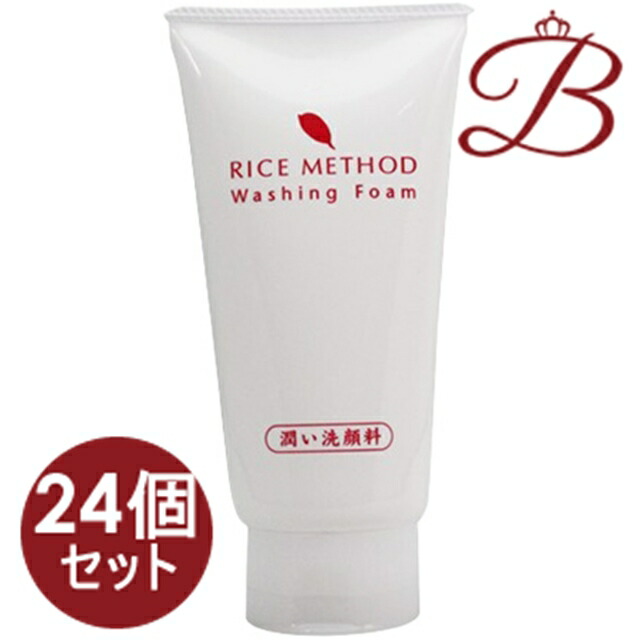 【×24個】リアル ライスメソッド　ウォッシングフォーム 120g