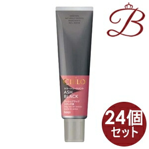 【×24個】ホーユー シエロ カラートリートメント リタッチ用 アッシュブラック 140g